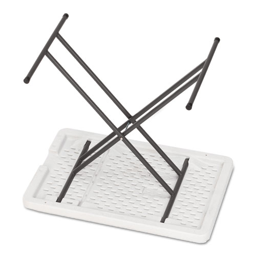 Image of Iceberg Indestructable Classic Personal Folding Table, 30W X 20D X 25 To 28H, Platinum
