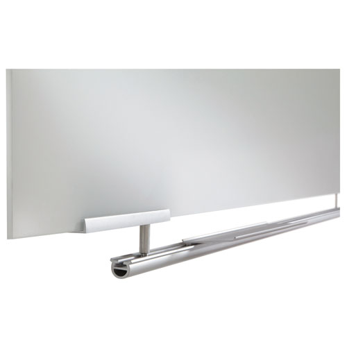 Image of Iceberg Clarity Glass Dry Erase Board With Aluminum Trim, 48 X 36, White Surface
