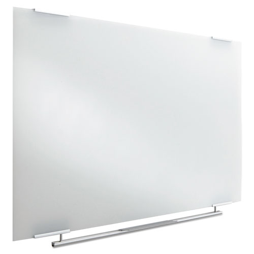 Image of Iceberg Clarity Glass Dry Erase Board With Aluminum Trim, 60 X 36, White Surface