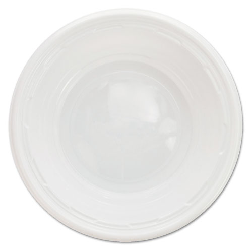 Famous Service Impact Plastic Dinnerware, Bowl, 5-6 Oz, White, 125/pack