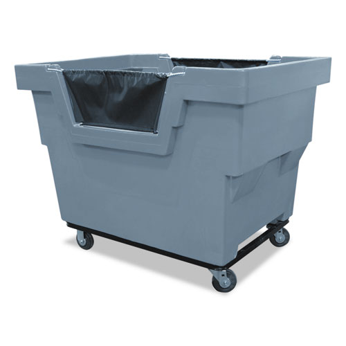 General Recycling Truck, Polyethylene/Rubber/Steel/Vinyl, Gray