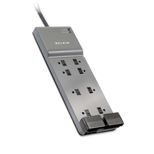 Home/office Surge Protector, 8 Outlets, 6 Ft Cord, 3390 Joules, White