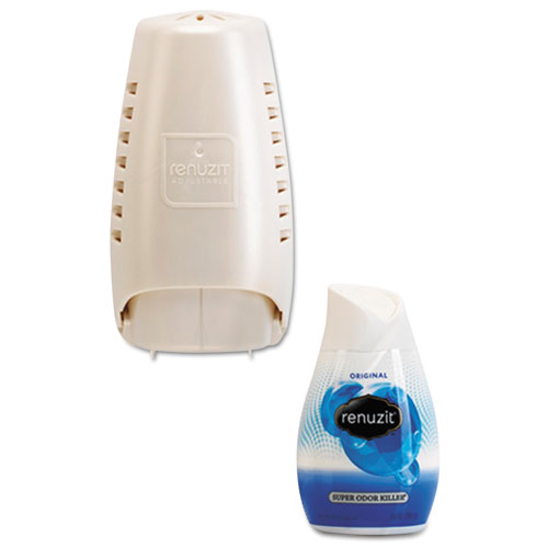 Image of Wall Mount Air Freshener Dispenser, 3.75" x 3.25" x 7.25", Pearl