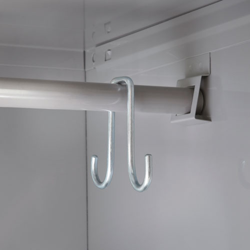 Image of Safco® Single-Tier Locker, 12W X 18D X 78H, Two-Tone Gray