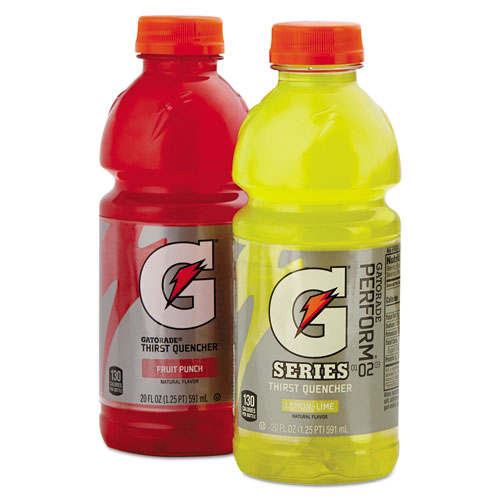 Gatorade® G-Series Perform 02 Thirst Quencher Fruit Punch, 20 oz Bottle, 24/Carton