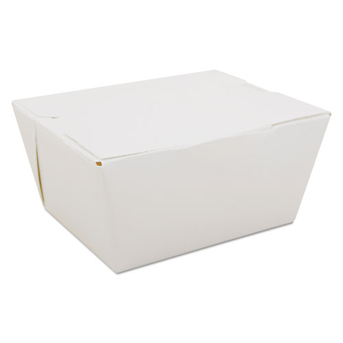 CHAMPPAK CARRYOUT BOXES, #1, WHITE, 4.38 X 3.5 X 2.5, 450/CARTON