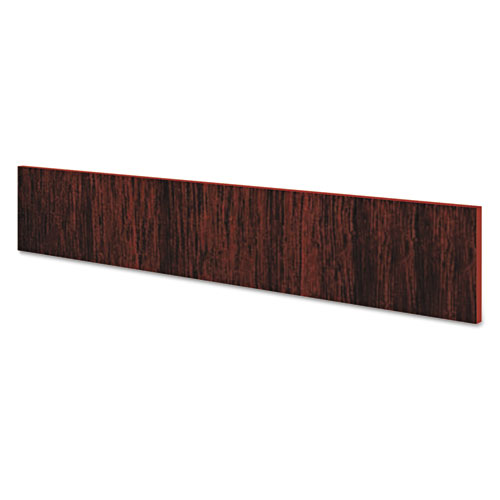 Preside Conference Table Panel Base Support Rail, 36 x 12, Mahogany | by Plexsupply