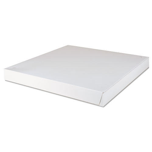 Paperboard Pizza Boxes,18 x 18 x 1 7/8, White, 50/Carton