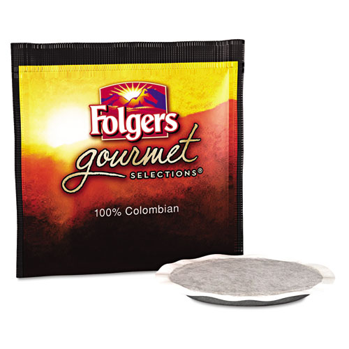 Gourmet Selections Coffee Pods, 100% Colombian Regular, 18/box, 6 Bx/carton