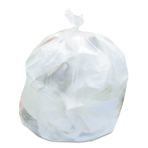 Commercial trash bags 56 gallon 43x48 22 mic case of 150