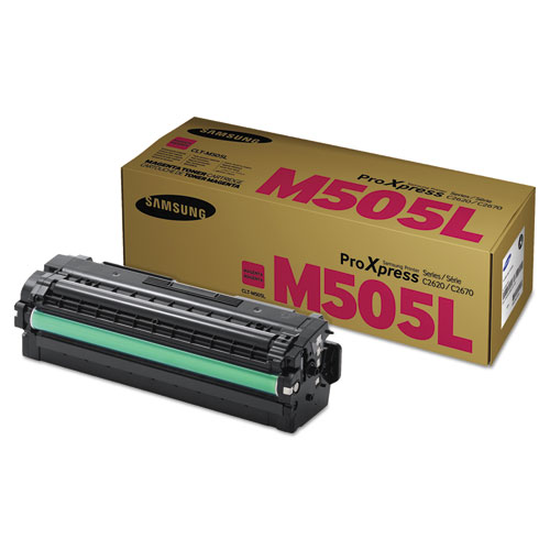 CLT-M505L (SU304A) Toner, 3500 Page-Yield, Magenta