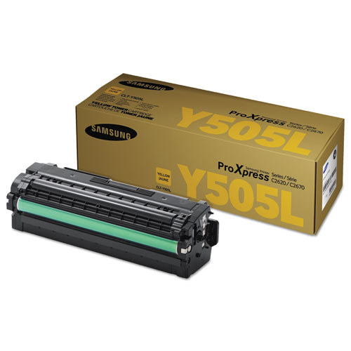 CLT-Y505L (SU514A) Toner, 3500 Page-Yield, Yellow