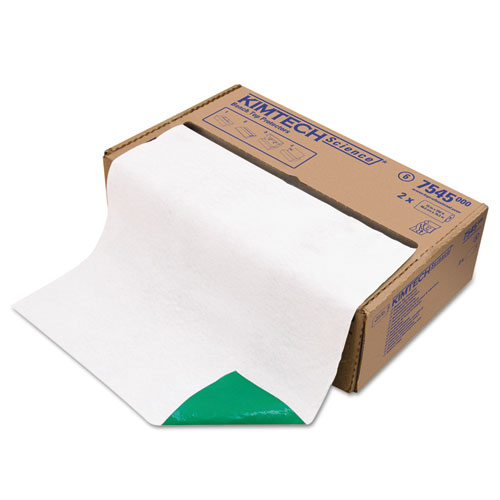 BENCH TOP PROTECTOR, AIRLAID/POLY, GREEN/WHITE, 19 X 250 FT ROLL, 2/CARTON