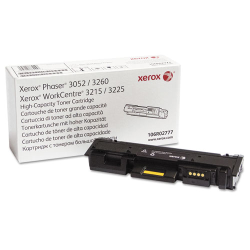 Xerox® 106R02777 High-Yield Toner, 3,000 Page-Yield, Black