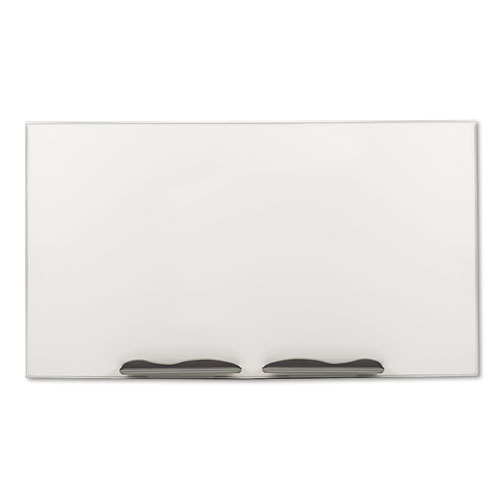 Ultra-Trim Magnetic Porcelain Board, 72 x 48, White Surface, Aluminum Frame
