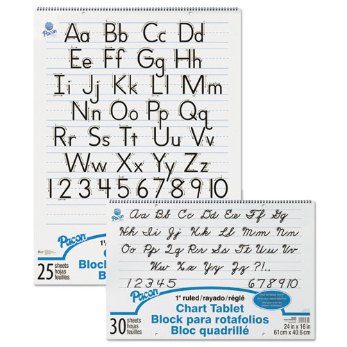 Image of Chart Tablets, Presentation Format (1.5" Rule), 24 x 32, White, 25 Sheets