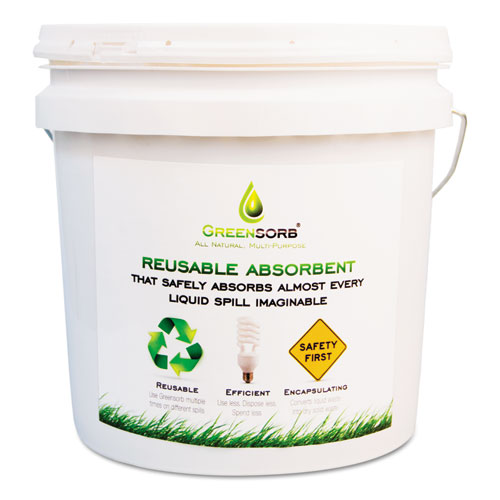 GreenSorb™ Eco-Friendly Sorbent, 10 lb Bucket