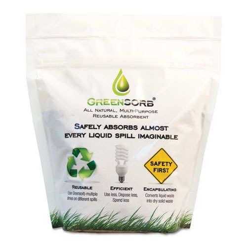 GreenSorb™ Eco-Friendly Sorbent, 1 lb Resealable Pouch