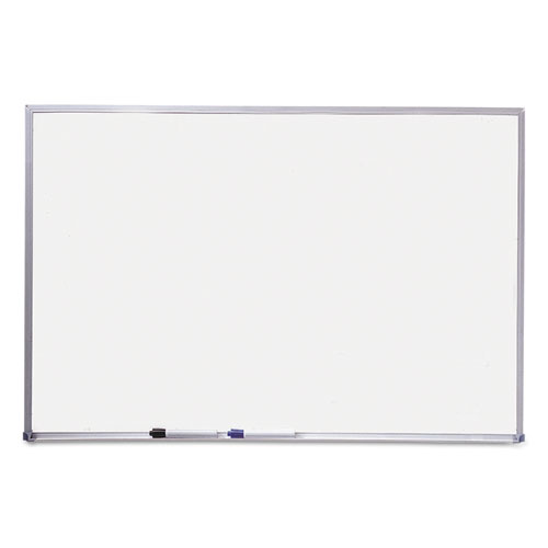 Quartet® Dry Erase Board, Melamine Surface, 24 x 18, Silver Aluminum Frame