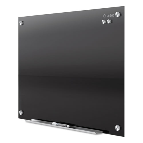 Infinity Glass Marker Board, 96 x 48, Black Surface