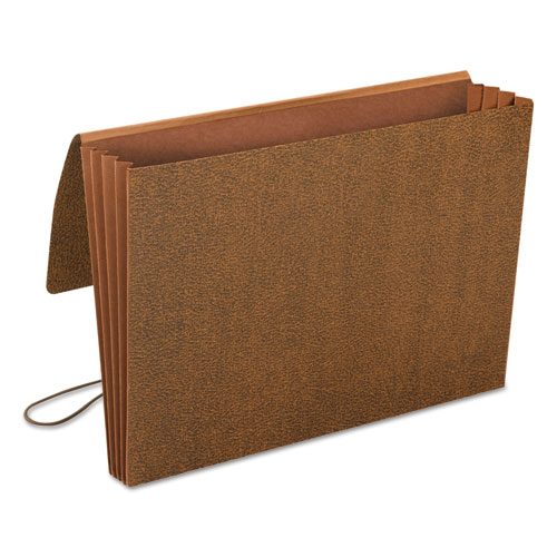 Classic Expanding Wallets w/ Tear-Resistant Gussets, 3.5" Expansion, 1 Section, Legal Size, Redrope