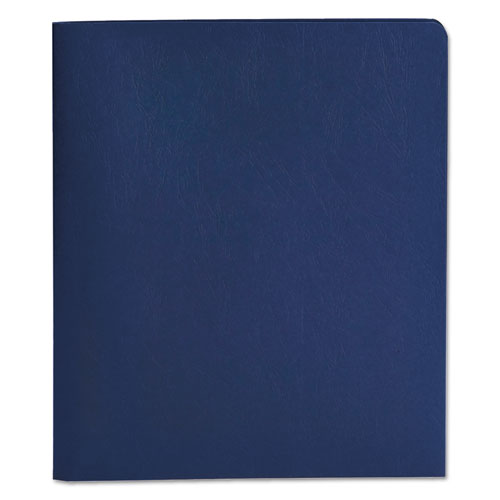 Image of Smead™ 2-Pocket Folder With Tang Fastener, 0.5" Capacity, 11 X 8.5, Dark Blue, 25/Box