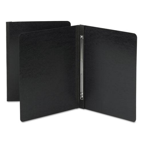 Prong Fastener Premium Pressboard Report Cover, Two-Piece Prong Fastener 3" Capacity, 8.5 x 11, Black/Black