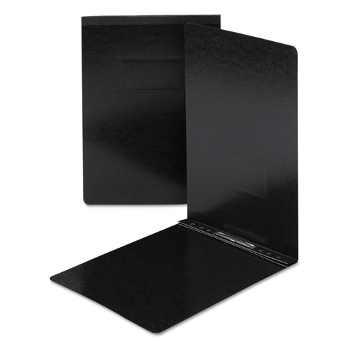 Prong Fastener Premium Pressboard Report Cover, Two-Piece Prong Fastener, 3" Capacity, 11 x 17, Black/Black