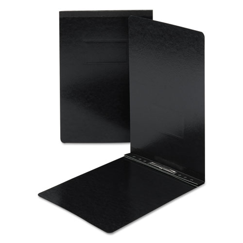 Prong Fastener Premium Pressboard Report Cover, Two-Piece Prong Fastener, 3" Capacity, 8.5 x 14, Black/Black