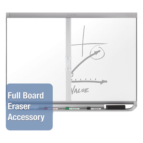 Quartet Prestige 2 Duramax Magnetic Porcelain Whiteboard 96 x 48 Graphite Frame