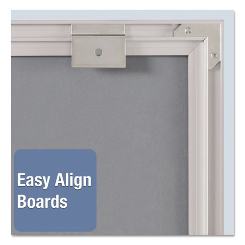 Matrix Employee In/Out Board, Up to 36 Employees, 34 x 23, White Surface, Silver Aluminum Frame
