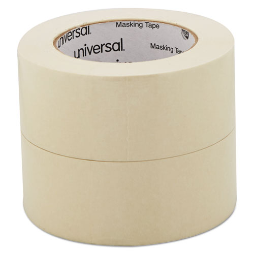 Image of General-Purpose Masking Tape, 3" Core, 48 mm x 54.8 m, Beige, 24/Carton