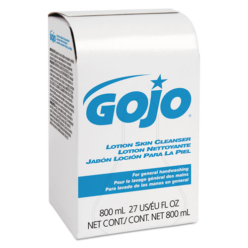 GOJO® Lotion Skin Cleanser Refill, Liquid, Floral, 800 mL Bag, 12/Carton