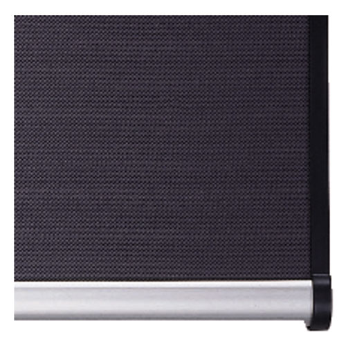 Prestige Bulletin Board, Diamond Mesh Fabric, 48 X 36, Gray/aluminum Frame