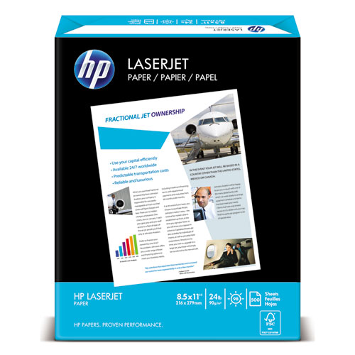 HP Printer Paper, Premium 28lb, 8.5x11, 5 Ream, 2500 Sheets, White