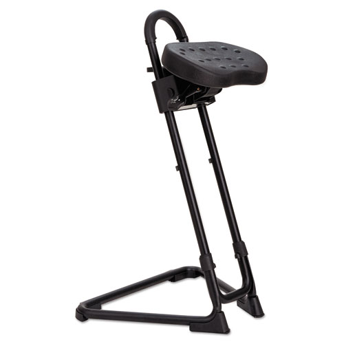 Image of Alera SS Series Sit/Stand Adjustable Stool, Supports Up to 300 lb, Black