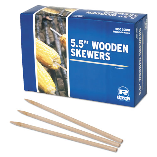 Bamboo Skewers, 5 1/2", 10000/carton