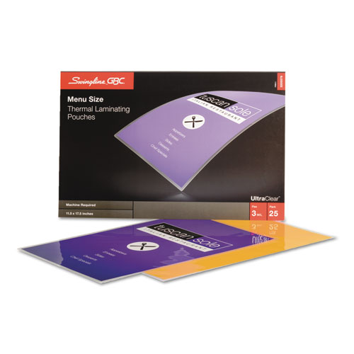 Laminating Pouches, 3 mil, 9 x 14.5, Gloss Clear, 25/Pack - ASE Direct