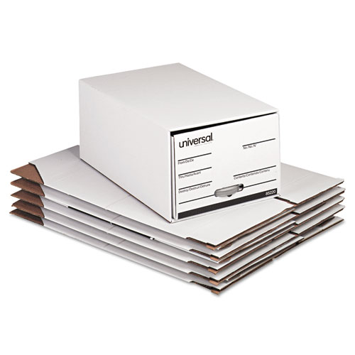 Image of Economy Storage Drawer Files, Legal Files, White, 6/Carton