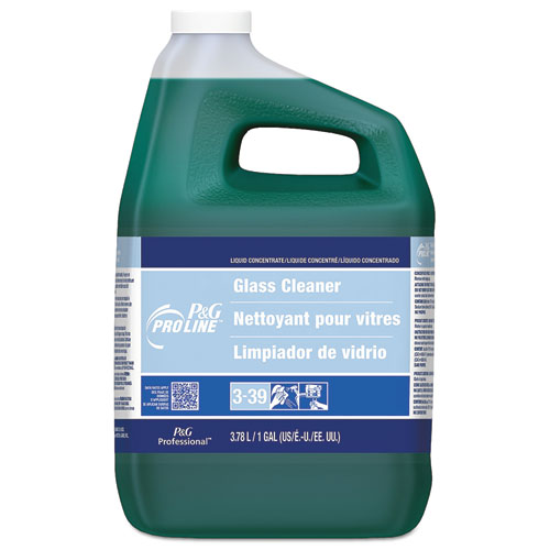 P&G Pro Line® Glass Cleaner, Fresh Scent, 1 gal Bottle, 2/Carton