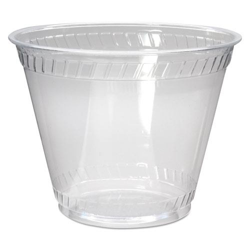 Fabri-Kal® Greenware Cold Drink Cups, 9 Oz, Clear, Old Fashioned, 50/Sleeve, 20 Sleeves/Carton