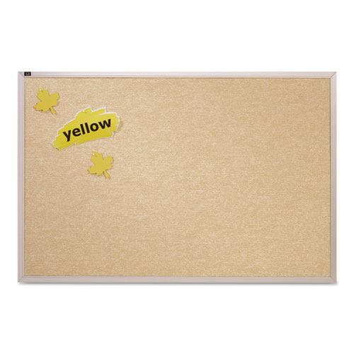 Vinyl Tack Bulletin Board, 10 Ft X 4 Ft, White Surface, Silver Aluminum Frame