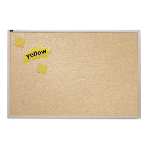 Vinyl Tack Bulletin Board, 72 X 48, White Surface, Silver Aluminum Frame