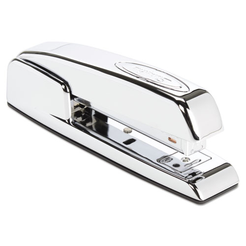 Image of Swingline® 747 Business Full Strip Desk Stapler, 30-Sheet Capacity, Polished Chrome