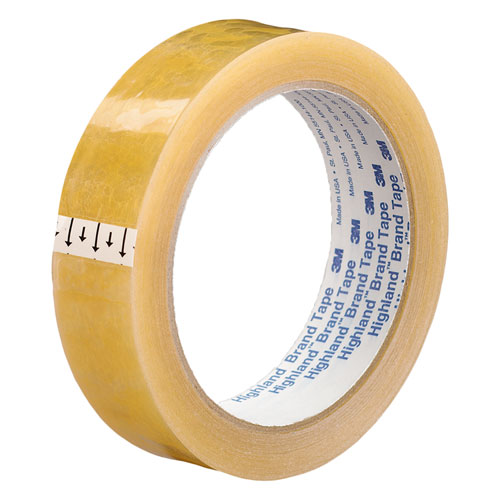 Image of Transparent Tape, 3" Core, 1" x 72 yds, Clear