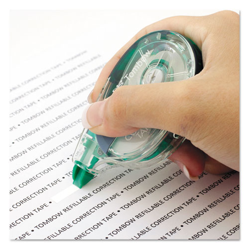 Image of Tombow® Mono Refillable Correction Tape, Clear Applicator, 0.17" X 472"
