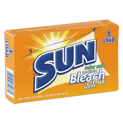 Image of Sun® Color Safe Powder Bleach, Vend Pack, 1 Load Box, 100/Carton