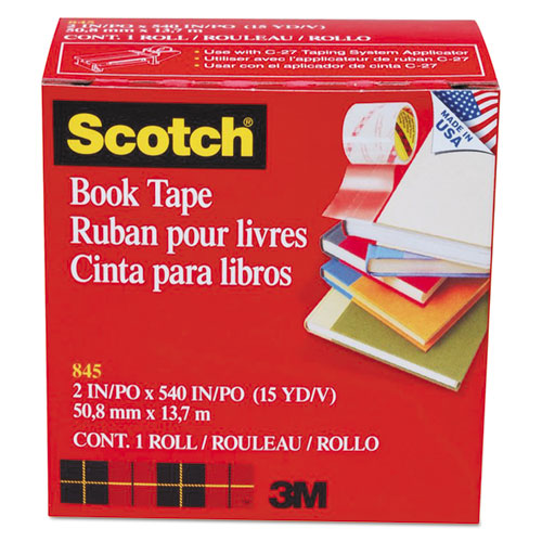 Scotch Book Tape 2 x 15 yds. 2 Rolls (MMM8452-2)