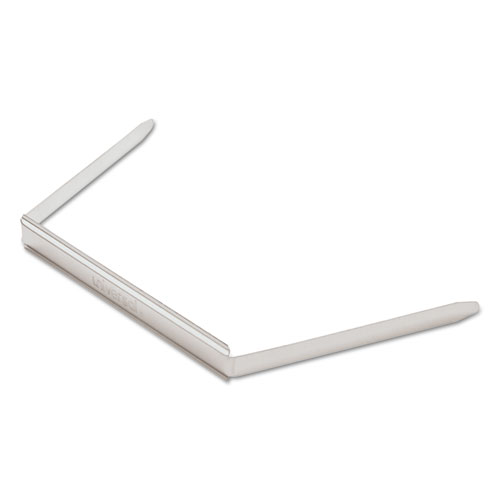 Image of Two-Piece Two-Prong Paper Fastener Bases, 2" Capacity, 2.75" Center to Center, Silver, 100/Box