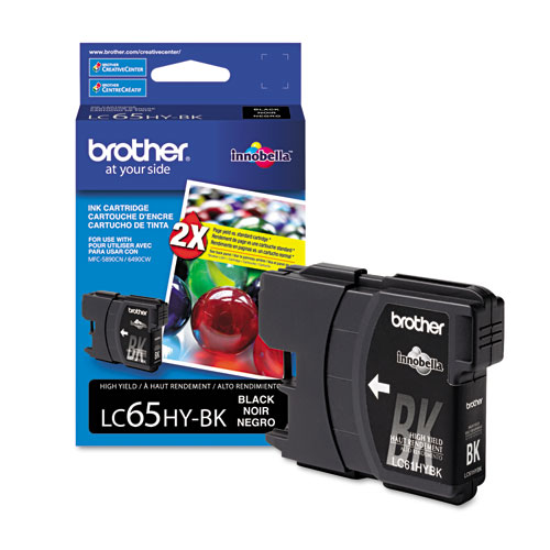 Brother LC652PKS Innobella High-Yield Ink, 900 Page-Yield, Black, 2/Pack